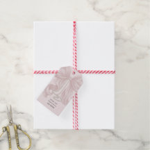 Rosa baby shower tack för tack