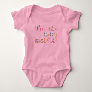 Rosa Baby Sister Girl Baby Romper Tee