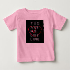 Rosa baby t-skjorta t shirt