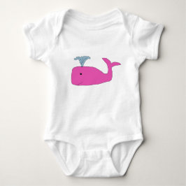 Rosa Baby valkläder T-shirt