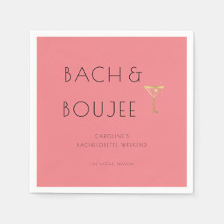 Rosa Bach och Boujee Bachelorette Party Pappersservett