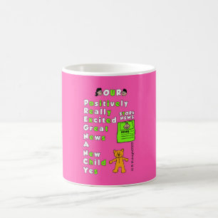 Rosa Background Gravid Acronym Girl Mugg