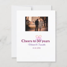 Rosa båge firar 50 års bröllopsjubileum 