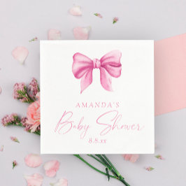 ROSA BÅGE flicka Bebis badrum Pappersservett