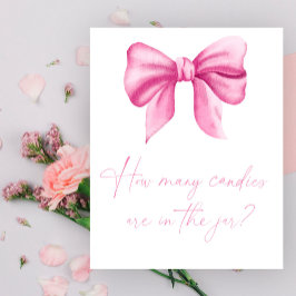 Rosa båge - gissa hur många kaner som dör i burk poster