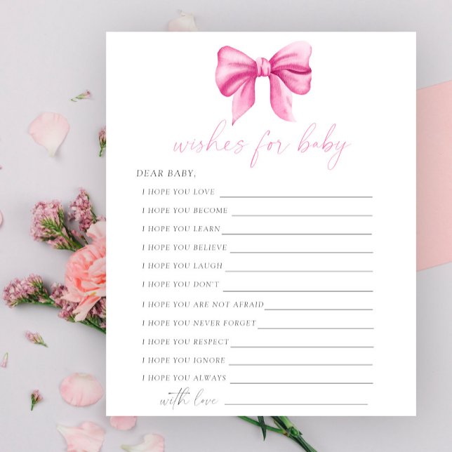 Rosa båge - Party | önskemål för baby (Skapare uppladdad)