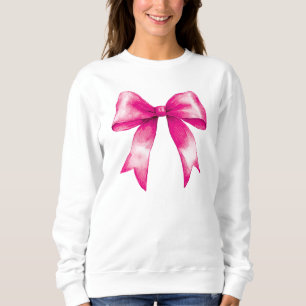 Rosa båge t shirt