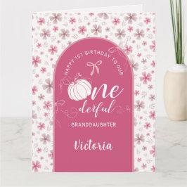 ROSA BÅGE & VALVBÅGE HÖST PUMPA BLOMSTER FÖDELSEDA KORT