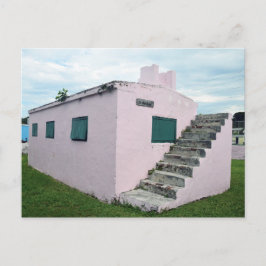 Rosa Bahamas Jail, Grönt Turtle Cay Vykort