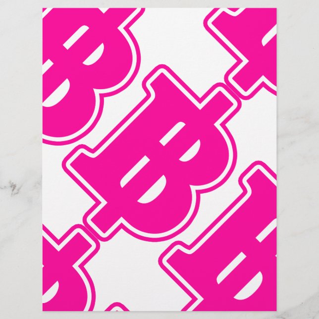 ROSA BAHT SIGN ฿ Thai Money Currency ฿ (Framsida)