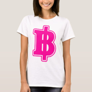 ROSA BAHT SIGN ฿ Thai Money Currency ฿ Tee