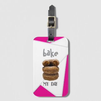 Rosa Bake My Day Luggage Tag Bagagebricka
