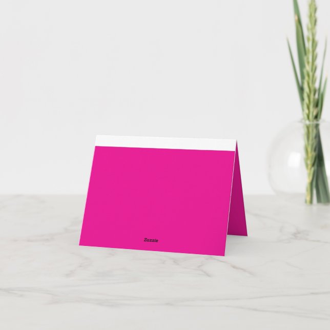 Rosa - bakgrund med Gräns-designidéer i Svarta Tack Kort (Baksida)