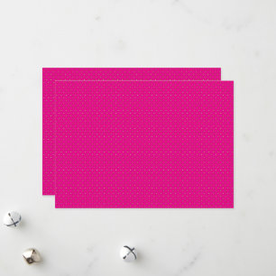 rosa bakgrund med vitt polka dots julkort