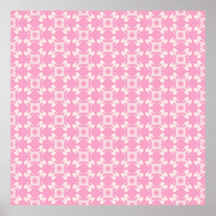 Rosa bakgrund, modern sömlös mönster. Vintage Poster