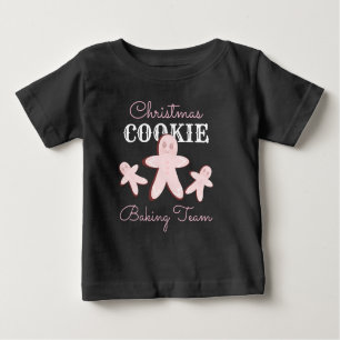 Rosa Baking-teamet för julgingerbröd T Shirt