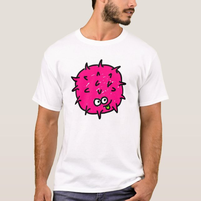 Rosa bakterie t-shirt (Framsida)