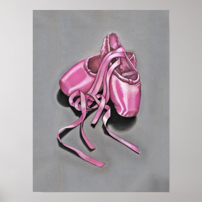 Rosa balettskor poster (Framsidan)