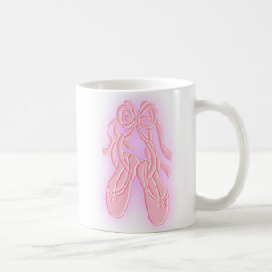 Rosa baletttofflormugg kaffemugg