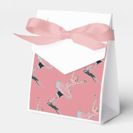 Rosa Ballerina Ballet Födelsedagsfest Favors Boxes Presentaskar