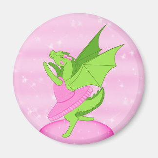 Rosa Ballerina Magnet