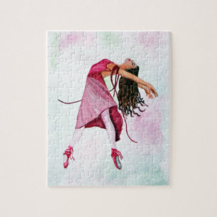 Rosa Ballerina Pussel