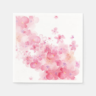 Rosa ballerinaballong pappersservett