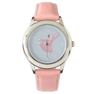 Rosa Ballerinabarnklocka Armbandsur