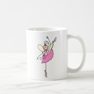 Rosa Ballerinadansmugg Kaffemugg