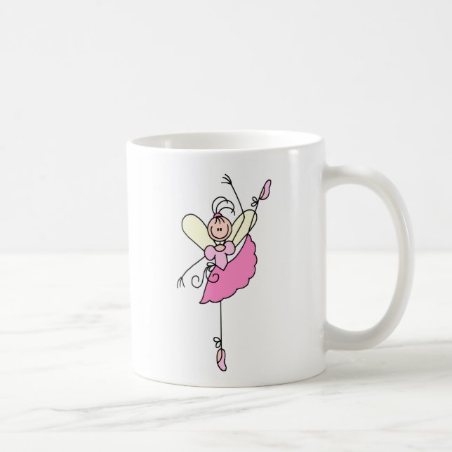 Rosa Ballerinadansmugg Kaffemugg (Höger)