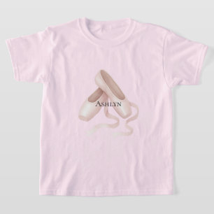 Rosa Ballet med lastpall T Shirt