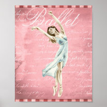 Rosa Ballet med vackert Watercolor Ballerina