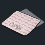 Rosa Ballet Shoe Personlig Dance Teacher Dancer Laptop Fodral<br><div class="desc">Sleeven är en originalillustration av en rad rosa balettdansskor. Underbar för din favoritdansare eller danslärare! Ser du inte vad du är tittar för? Behöver du hjälp med att anpassa din design? Klicka på knappen "Be den här designern" om du vill ha något designat bara för dig.</div>