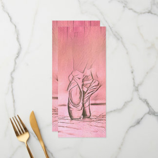 Rosa Ballet Shoes Ballerina Meny