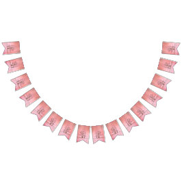 Rosa Ballet Shoes Ballerina Vimplar