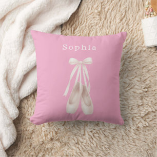 Rosa Ballet Shoes Birthday Kudde