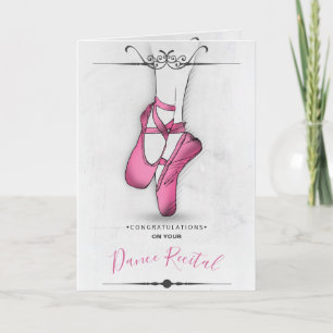 Rosa Ballet Slipper Kort