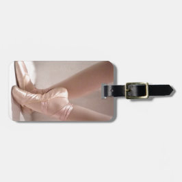 Rosa Ballet Tofflor Bagagebricka