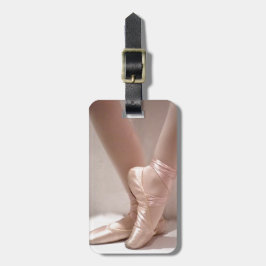Rosa Ballet Tofflor Bagagebricka