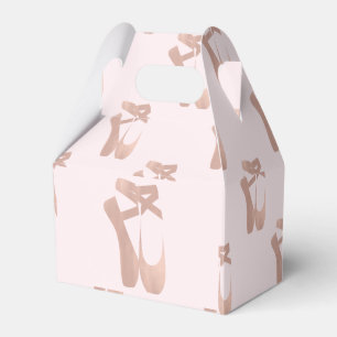 Rosa Ballet Tofflor Ballerina Ro Guld Party Presentaskar