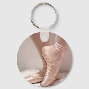 Rosa Ballet Tofflor Nyckelring