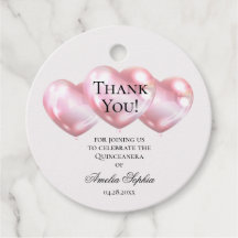 Rosa ballonger Quinceañera