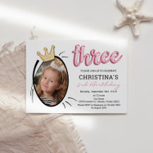 Rosa, ballongtyp | Cute Girls Photo 3rd Birthday