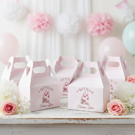 Rosa Balloon Barnvagn Flicka Muslim Aqiqah Presentaskar