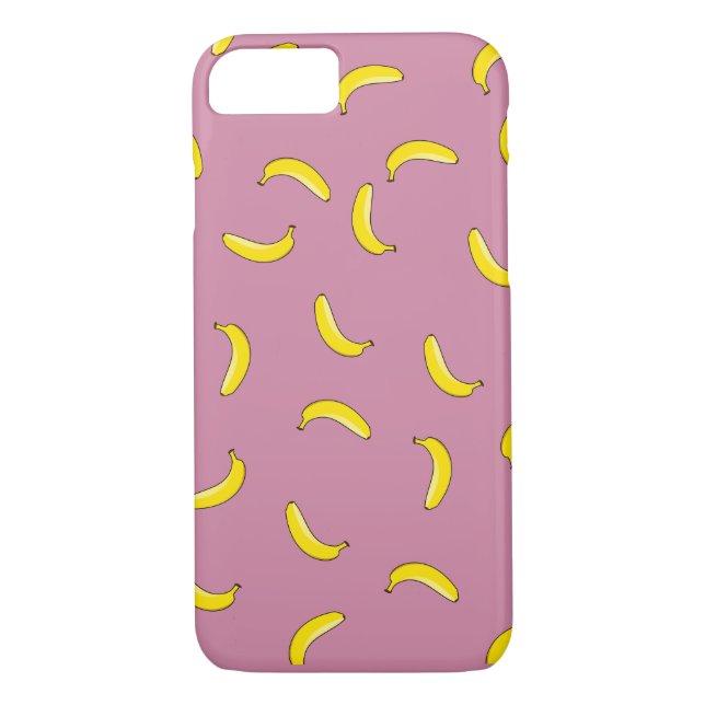 Rosa Bananas Case-Mate iPhone Skal (Baksida)