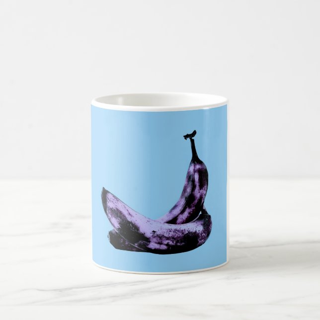 Rosa Bananas Pop Art Kaffemugg (Center)