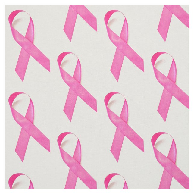 Rosa band bröstcancer medvetenhet tyg (Provkarta)