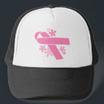 Rosa band - bröstcancermedvetenhet keps<br><div class="desc">Bröstcancermedvetenhetdesign.</div>