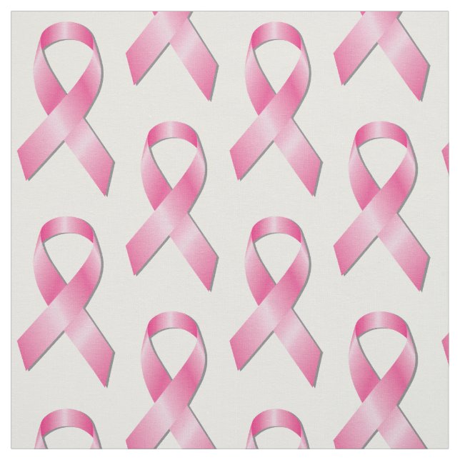 Rosa band - bröstcancermedvetenhet tyg (Provkarta)