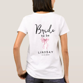 Rosa band BRUD ATT BLI Möhippa fest T Shirt